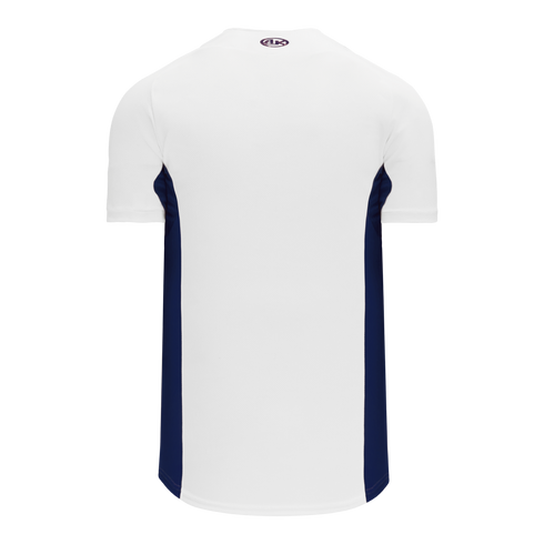 Athletic Knit Full Button Baseball Jersey with Contrast Mesh Inserts (BA1890)